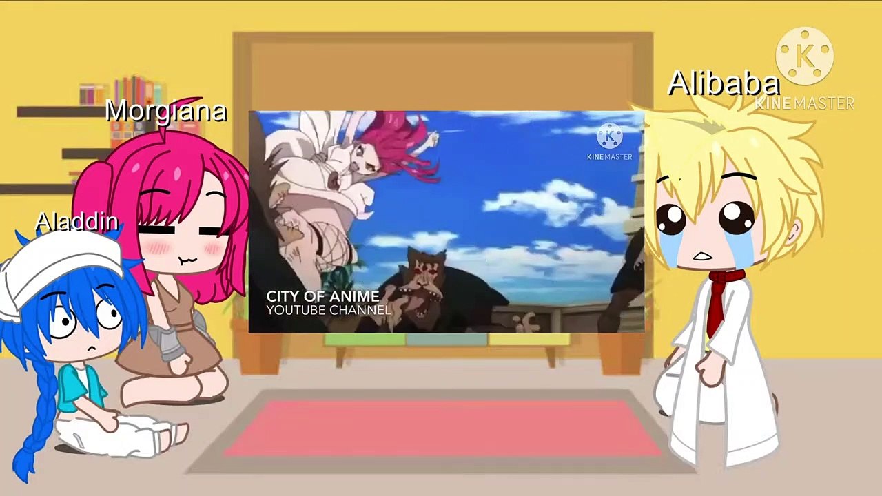 Part 2 Of Magi Labyrinth Of Magic Reacts! Amv One Woman Army ( About Morgiana) 