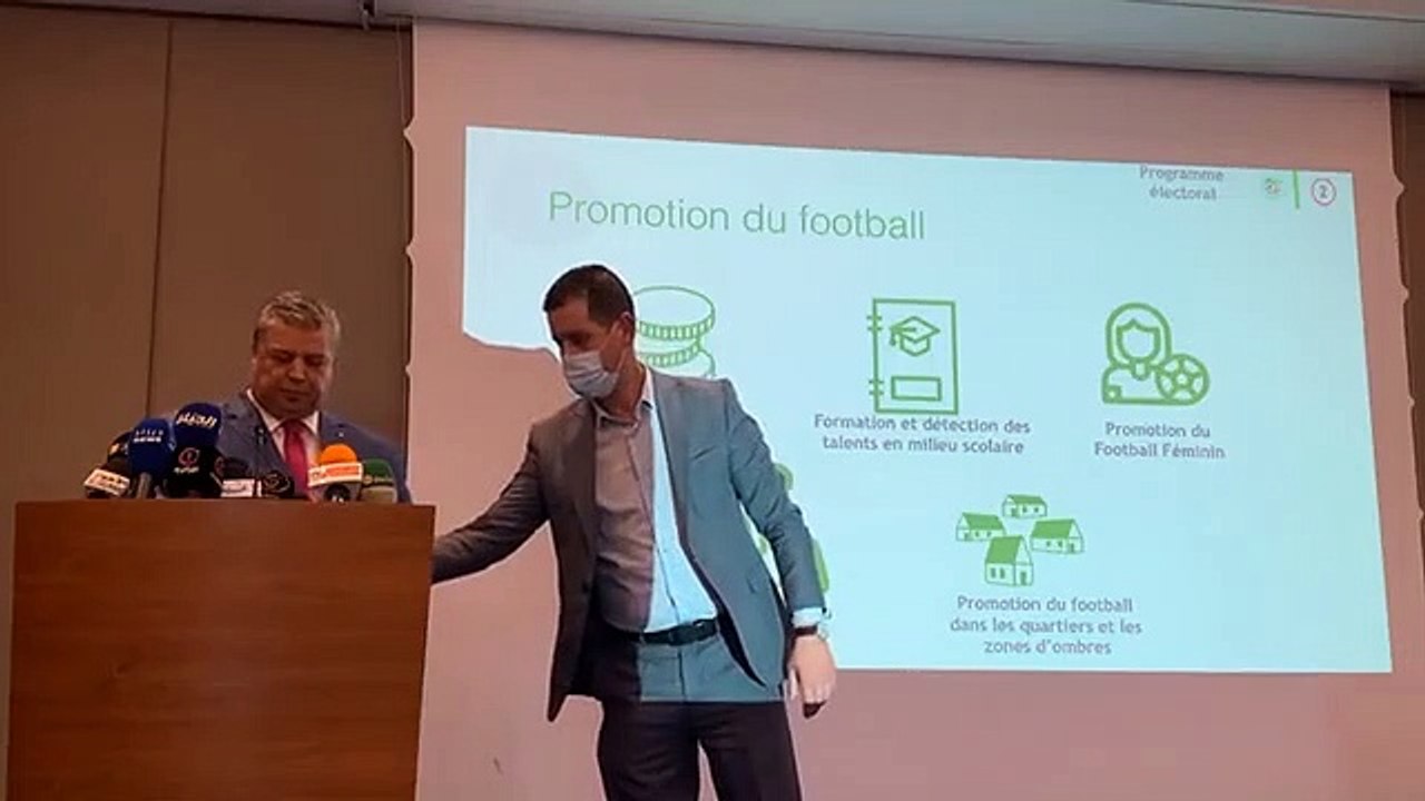 Point de presse du candidat Amara Charaf-Eddine