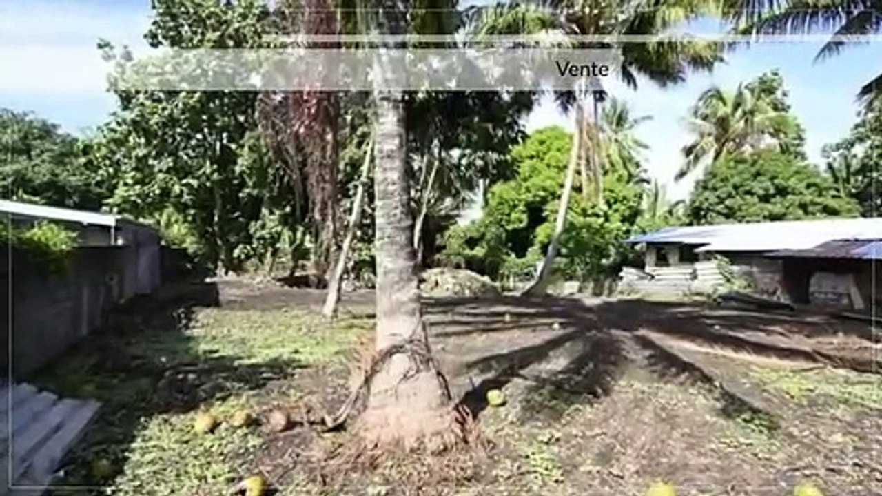 A vendre terrain de 1242m2 à Vairao