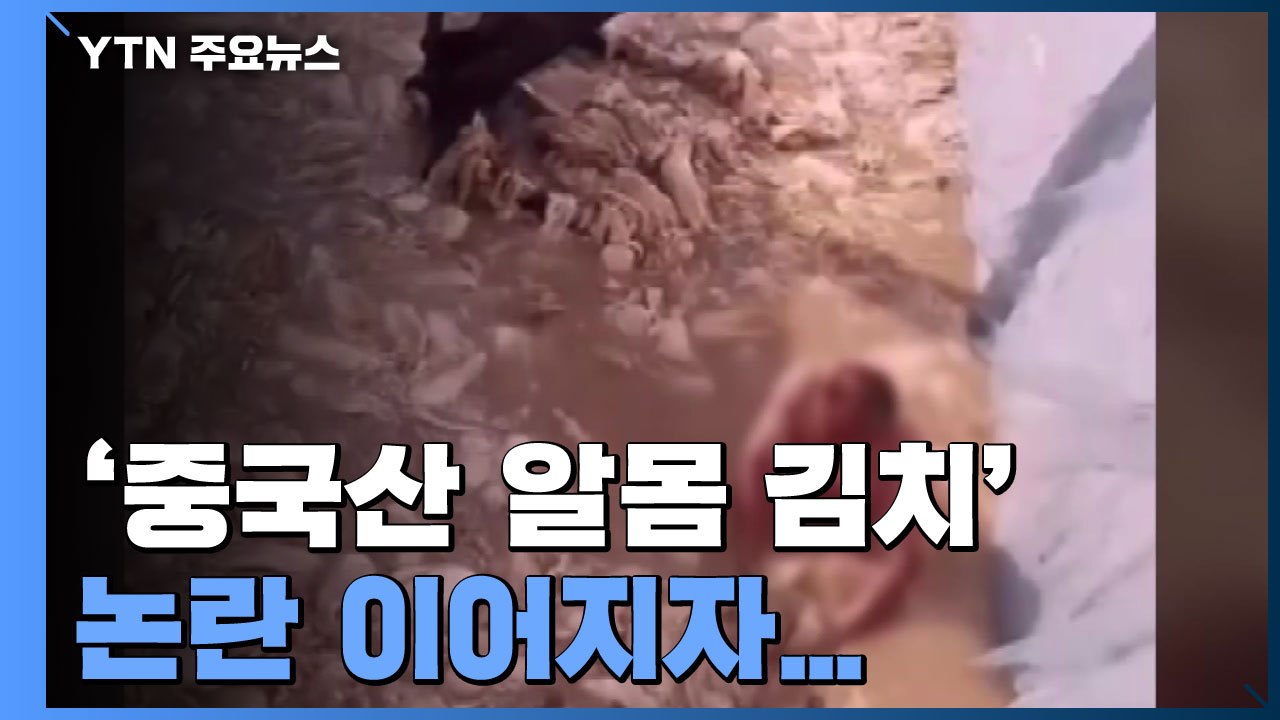 '중국산 알몸 김치' 이어지는 논란에...수입 김치 위생 대책 마련 / YTN