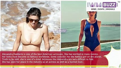 Swim Suit Looks of Alexandra Daddario, See Here
