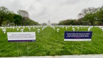 WASHINGTON - ABD'deki silahlı şiddet olaylarının kurbanları anıldı
