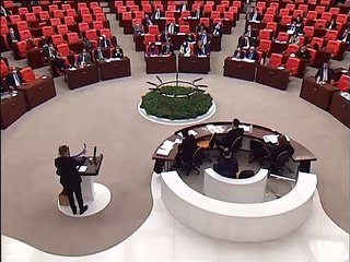 HDP'li Aydemir Meclis'e hortumla çıktı: "Bu hortumdan 128 milyar dolar akıtıldı"