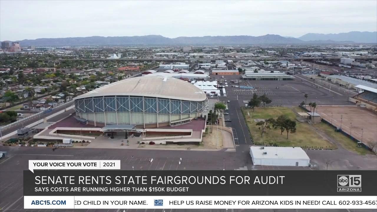 State senate rents Arizona fairgrounds for audit video Dailymotion