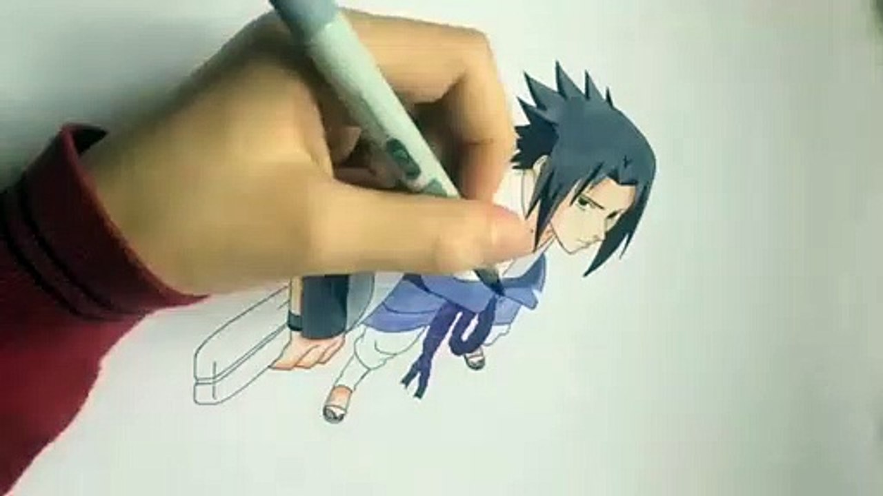 Dessin de Sasuke Pouvoir Magic