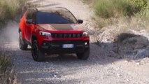 New Jeep® Compass Trailhawk in Colorado Red Offroad driving