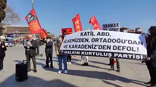 Halkın Kurtuluş Partisi'nden ABD'nin Karadeniz'e savaş gemilerini göndermesine tepki