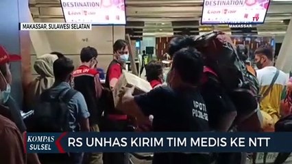 TIM Rumah Sakit Unhas Kirim Bantuan Medis Ke NTT