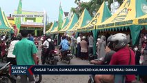 Pasar Takjil di Depan Masjid Kauman, Kembali Ramai