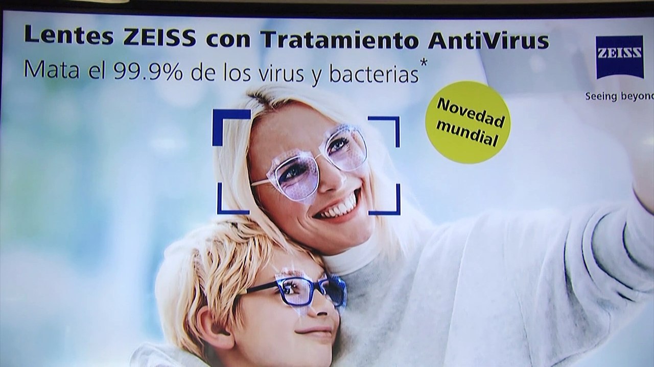 Un nuevo tratamiento elimina el 99,9% de virus y bacterias en lentes de gafas