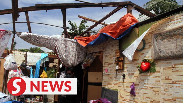 Roofs blown off in Ipoh freak storm