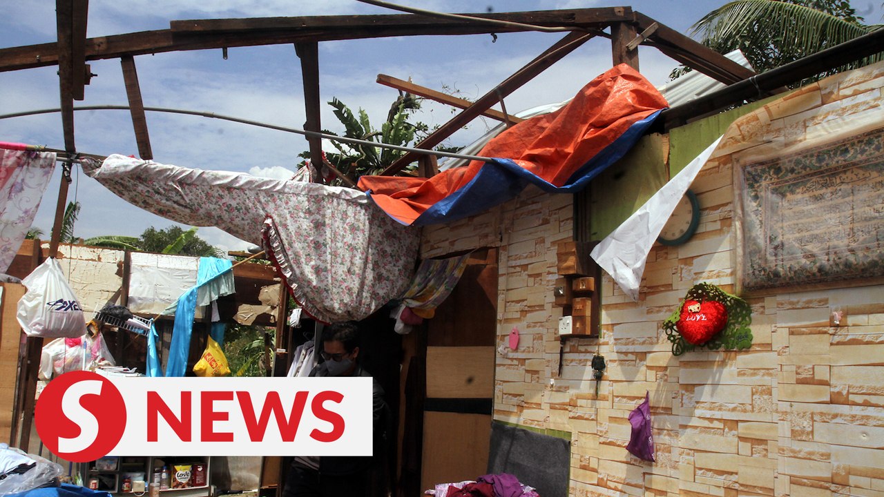 Roofs blown off in Ipoh freak storm