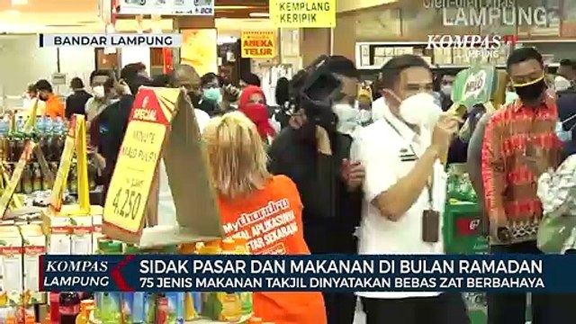 BPOM Lakukan Sidak Pasar dan Uji Sampel 75 Jenis Makanan