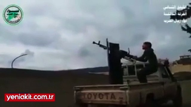 Teröristlerin insansız hava aracı böyle düşürüldü!