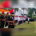 100 Feet Tall Nishan Sahib Hoisted At Sikh Regimental Center On Baisakhi