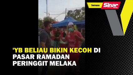 'YB Beliau' bikin kecoh di Pasar Ramadan Peringgit, Melaka