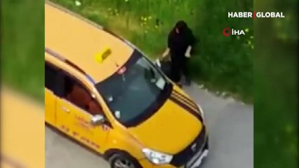 Önce takip ve taciz etti sonra aracıyla çarptı