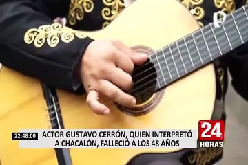 Actor Gustavo Cerrón falleció a los 48 años a causa del coronavirus