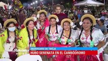 Música, danzas y comida tradicional en la serenata a Tarija