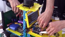 Lise öğrencileri kutuplar için robot tasarladı