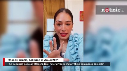 Amici 2021, la ballerina Rosa Di Grazia: "Ho ricevuto minacce di morte dopo l'eliminazione"