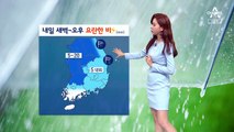 [날씨]내일 전국 곳곳 비…황사 유입 가능성