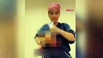 Plastik cerrahi uzmandan TikTok'ta tepki çeken paylaşım: Hastalardan alınan yağ dokularıyla dans etti