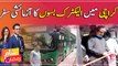 Trial trip of hybrid electric passenger buses in Karachi