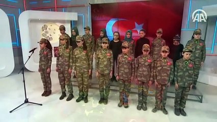 Diyarbakırlı öğrencilerden Mehmetçik için klip