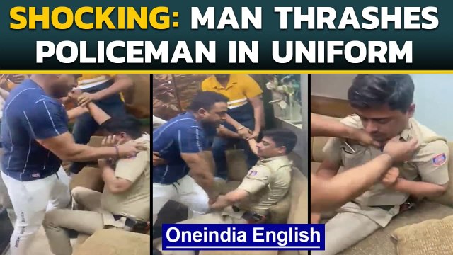 Police allegedly thrashed by gym owner in Delhi, video goes viral | Oneindia News