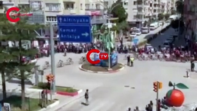 56. Cumhurbaşkanlığı Türkiye Bisiklet Turu'nda kaza