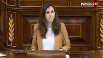 Ione Belarra señala en el Congreso los abusos encubiertos en el seno de la Iglesia católica