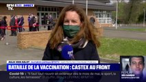 Jean Castex en visite dans un centre de vaccination des Yvelines