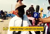 Zona invadida en “Lomo de Corvina” pertenece a una empresa minera