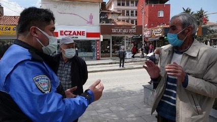 Polisin koronavirüs tedbirine uymadığı için uyardığı kişinin savunması güldürdü