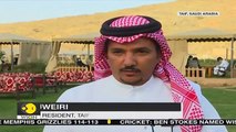 Saudis keep traditional 'Taasheer' war dance alive _ Jump and fire dance _ Latest English News