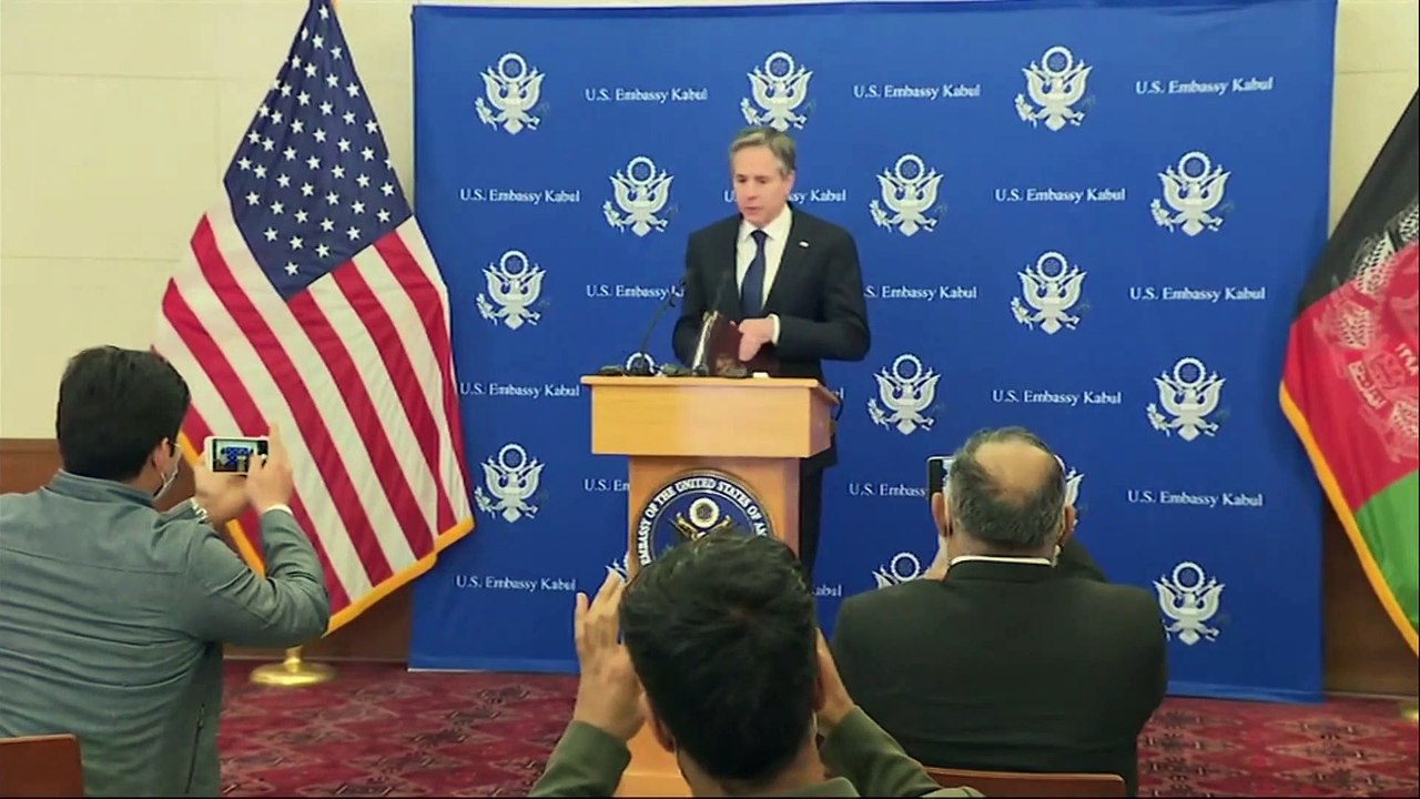 Blinken erörtert truppenabzug in kabul - taliban drohen usa
