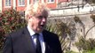 Boris Johnson visits garden where Queen first met Prince Philip at Dartmouth Naval College