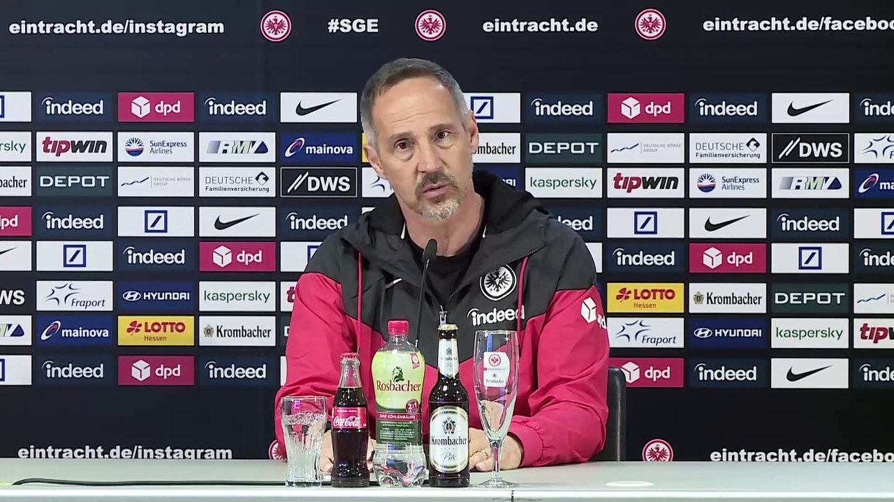 Trotz Wechsel nach Gladbach: Hütter will mit der Eintracht in die Champions League