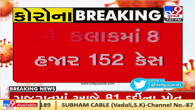 Gujarat Corona Update_ 8152 new cases, 81 deaths and 3023 recoveries reported today_ TV9News