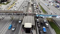 İstanbul'da toplu taşıma araçlarında yoğunluk
