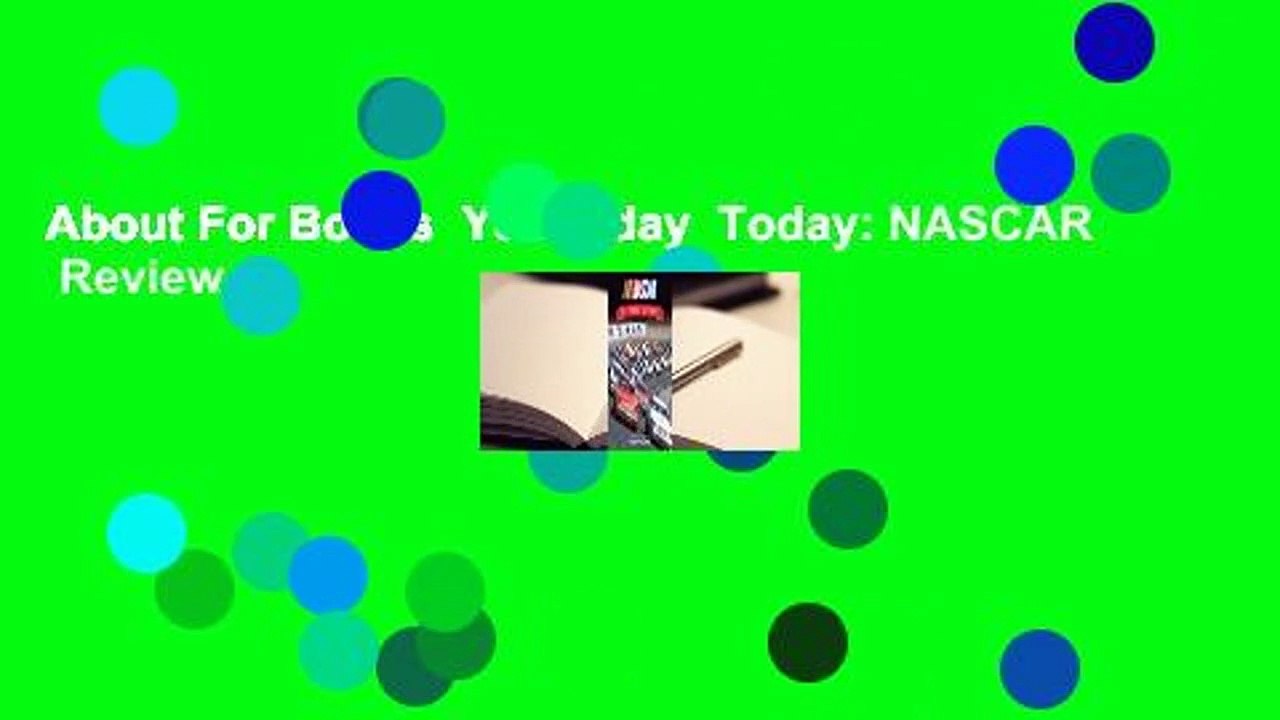 About For Books Yesterday Today: NASCAR Review - video ...
