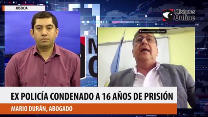 Ex Policía condenado a 16 años de Prisión_
