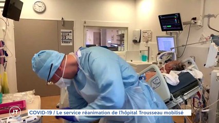 COVID -19 / Le service réanimation de l'hôpital Trousseau mobilisé