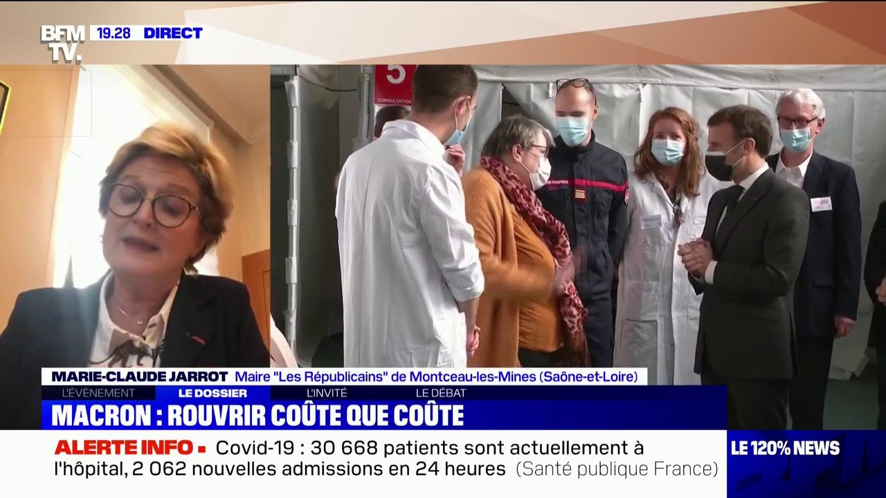 Marie-Claude Jarrot, maire LR de Montceau-les-Mines: "Apparemment les terrasses rouvriront avant les restaurants mais aucune date n'a été donnée à ce sujet"
