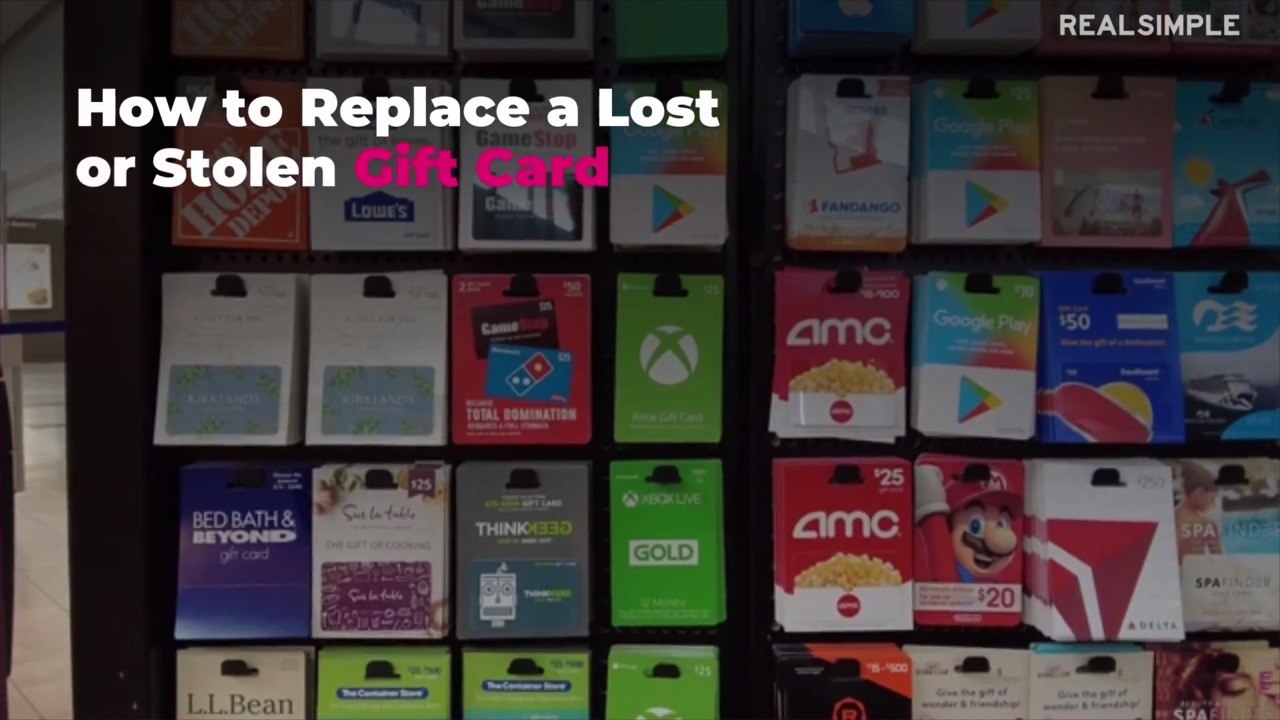 How to Replace a Lost or Stolen Gift Card