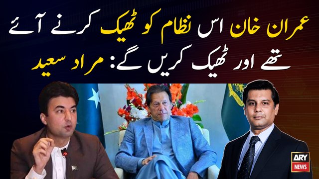 PM Imran Khan has come to fix this system: Murad Saeed