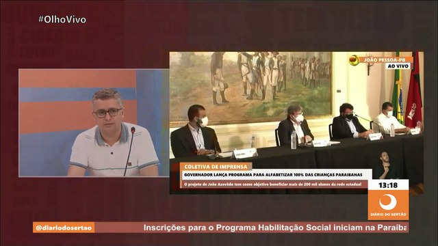 Governador da Paraíba fala sobre retomada das aulas presenciais em escolas públicas e privadas