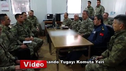 Genelkurmay paylaştı! Orgeneral Hulusi Akar'ın sınır denetlemeleri…