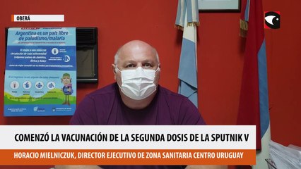 Download Video: Comenzó la vacunación de la segunda dosis de la Sputnik V